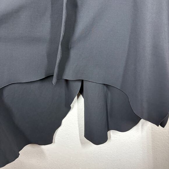 XD Xenia Design Womens 36/6 US Black Asymmetrical Mesh Long Sleeves - Picture 7 of 11